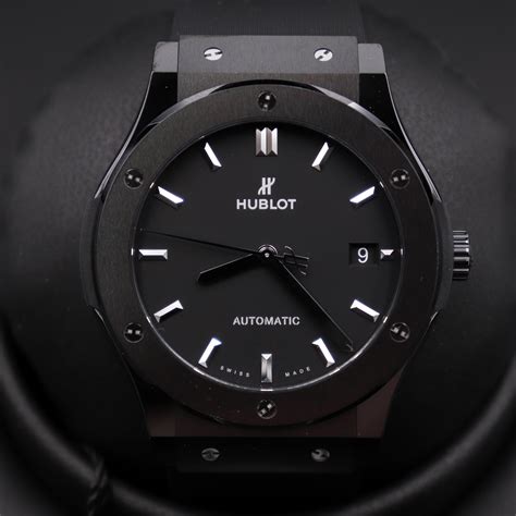 hublot black magic price|hublot classic fusion black dial.